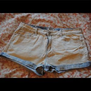 White wash Denim Jean shorts